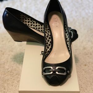 Coach wedge heel